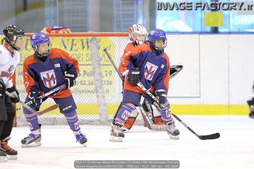 2013-11-10 Hockey Milano Rossoblu U12-Aosta 1064 Michelangelo Romano